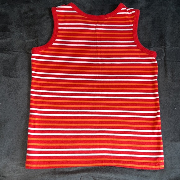 CAT & JACK TODDLER BOY RED STRIPED TANK TOP - Picture 2 of 3